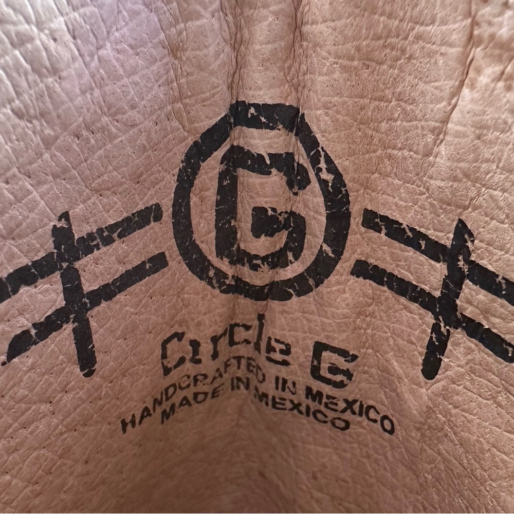 Circle G Tan Leather Craftsmanship